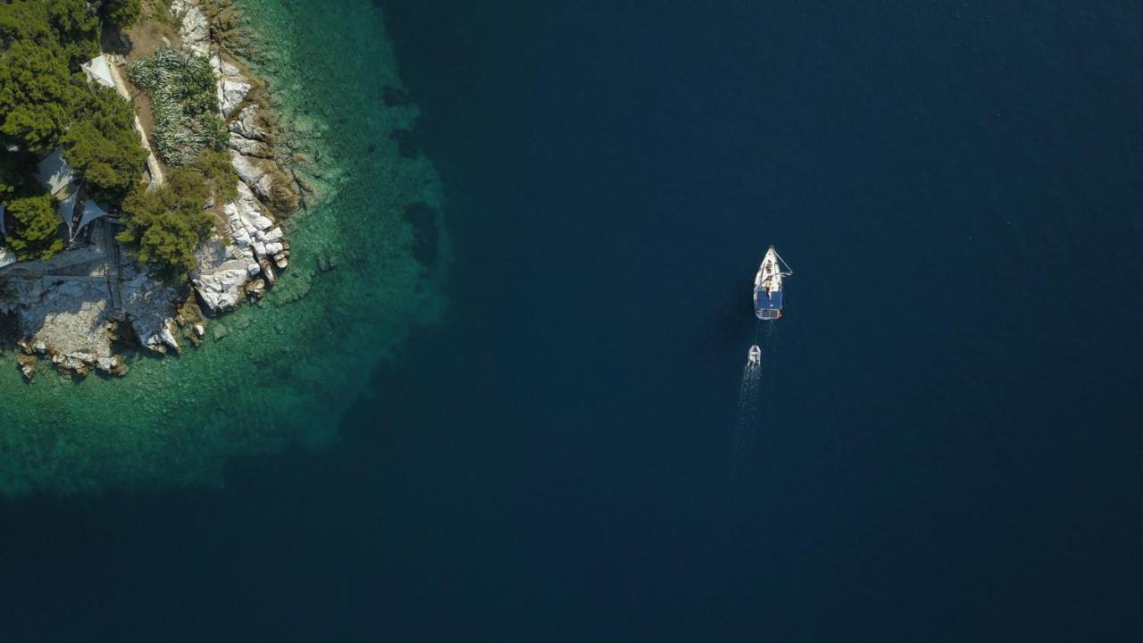 Raphael Skiathos Living-Venetia Villa Esterno foto